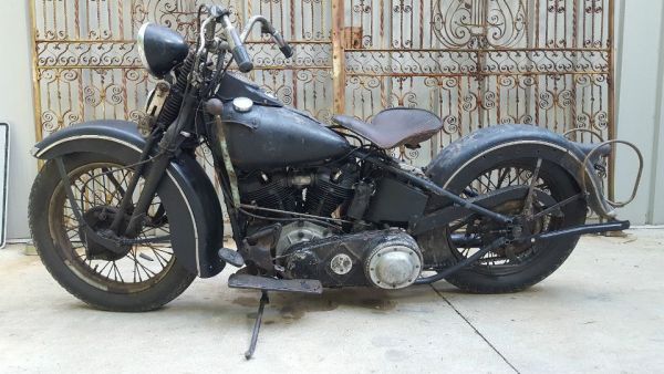 Harley Davidson never restored
